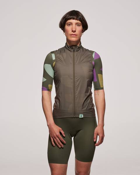 Cycling Gilet - Flyer Pesto
